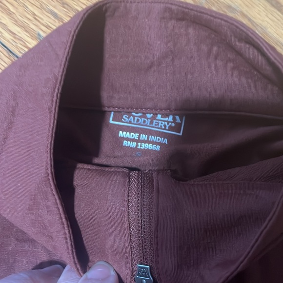 Maroon/Brown Dover Saddlery Cool Blast Shirt - Picture 2 of 2